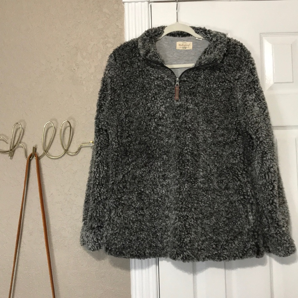 soft + cozy sherpa hoodie
